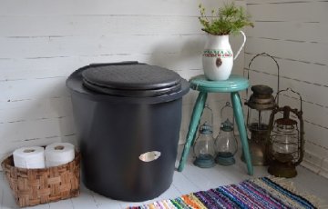 Användning av strömaterial på toaletten