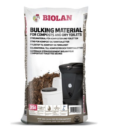 Biolan bulkmaterial till komposter och torrtoaletter