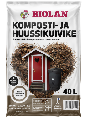 Biolan Barkströ för Komposten och Torrklosetten