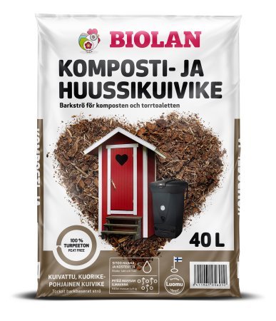 Biolan Barkströ för Komposten och Torrklosetten